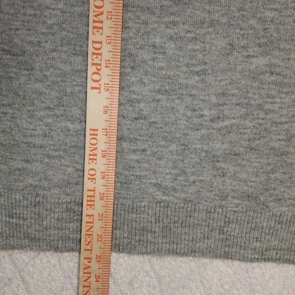 THML Gray Sweater with Patterned Ruffle Sleeves - Picture 4 of 7